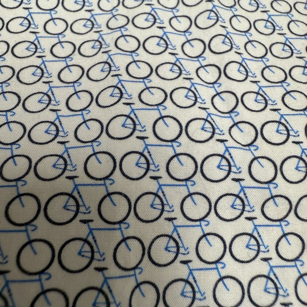 UNTUCKit Men's EUC Slim "Giro" Short Sleeve Bike Print Shirt | Size Large - Picture 6 of 9